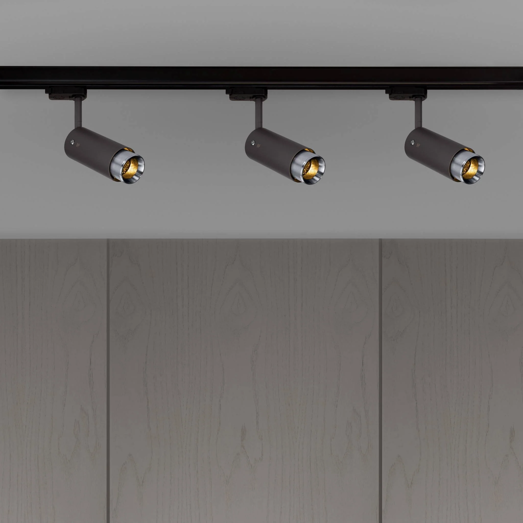FARETTO SU BINARIO EXHAUST LINEAR con Adattatore a 3 Circuiti in GRAFITE