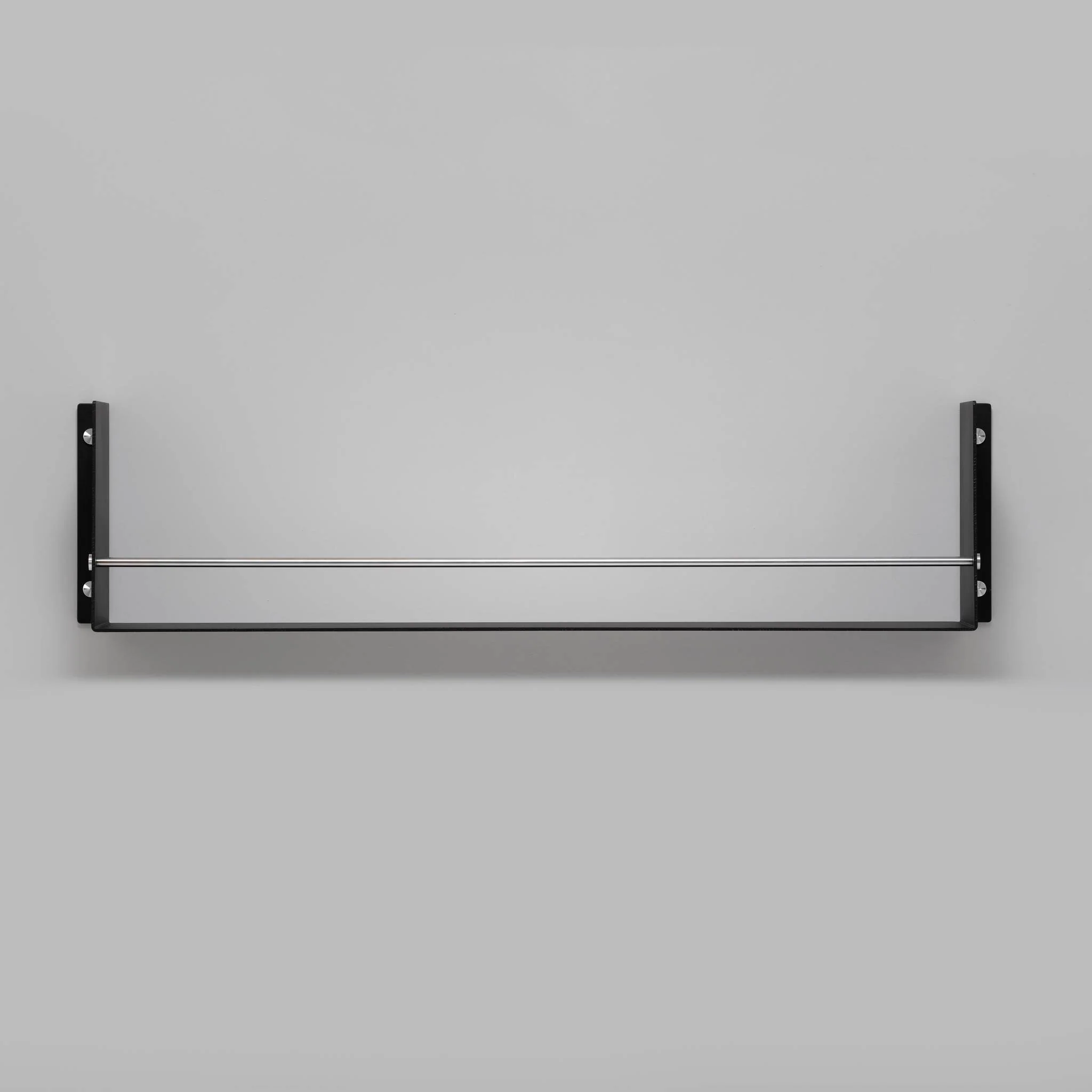 KITCHEN Prateleira com calha GIRDER em preto
