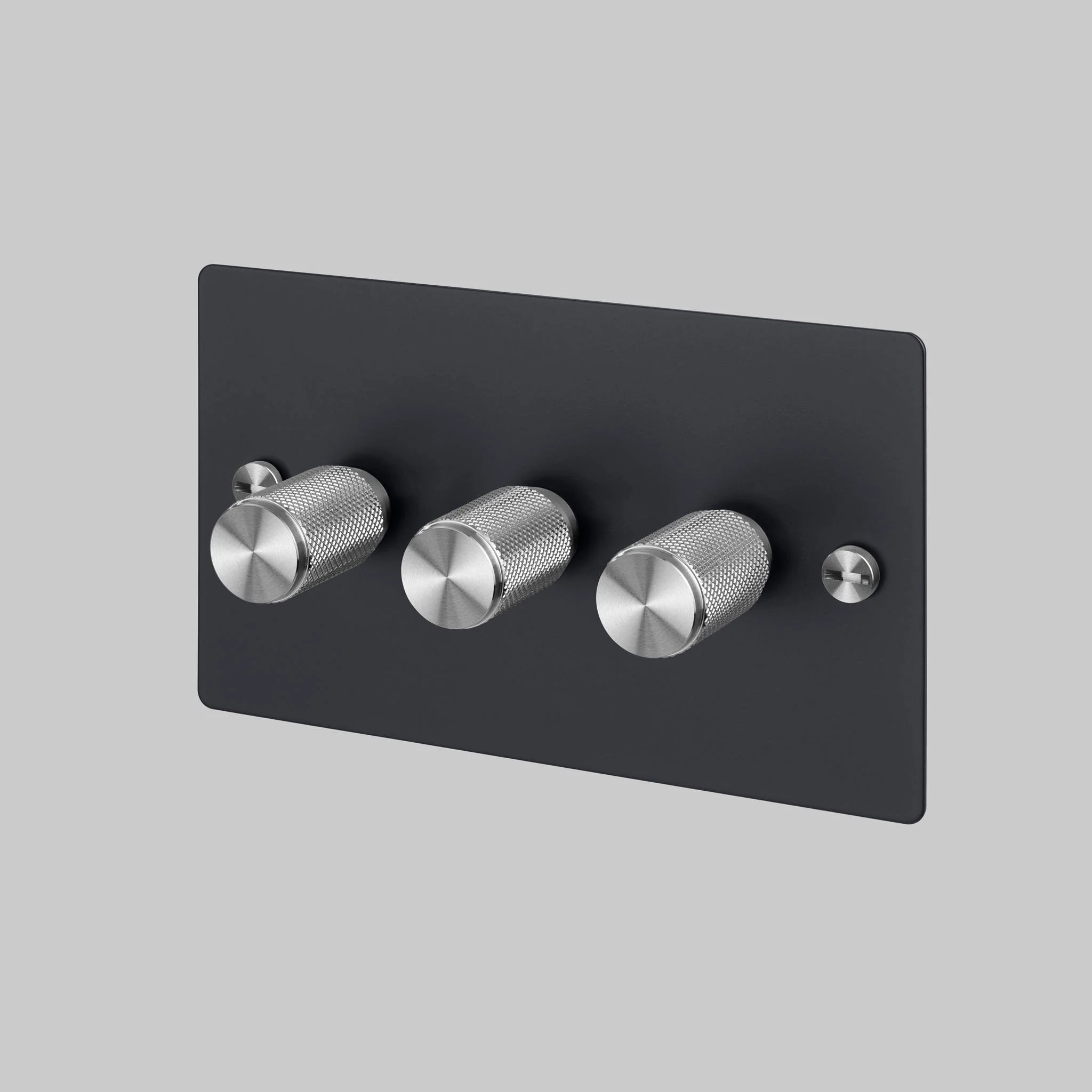 3G DIMMER Switch in 120W Finish with Three Rotary Modules