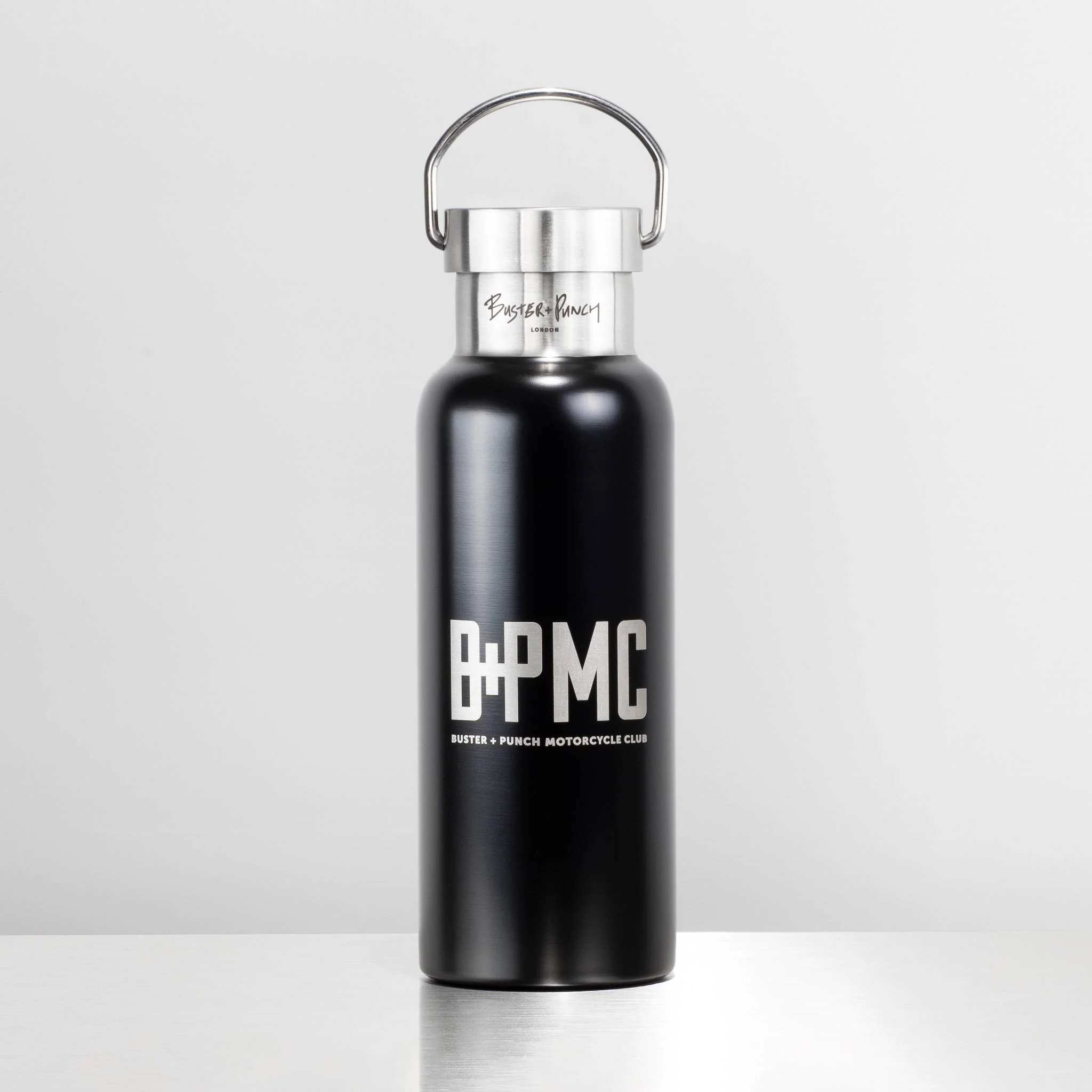 Vannflaske BOTTLE B+P MC 500ML Matt svart isolert rustfritt stål