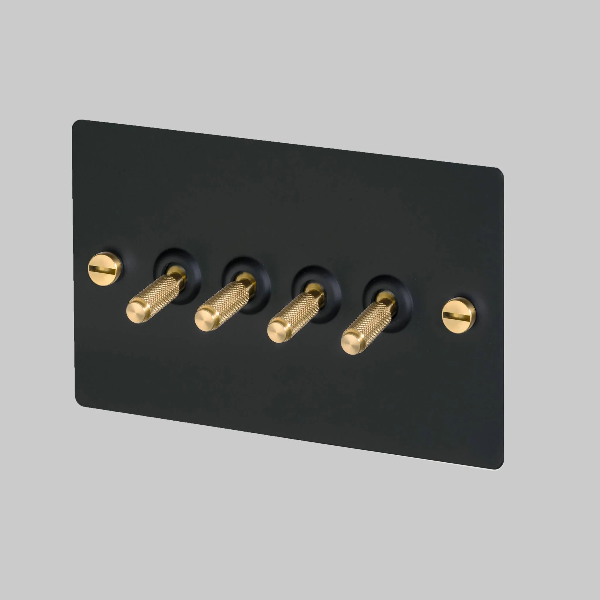 4G TOGGLE Cross Toggle Switch in Black PU Paint
