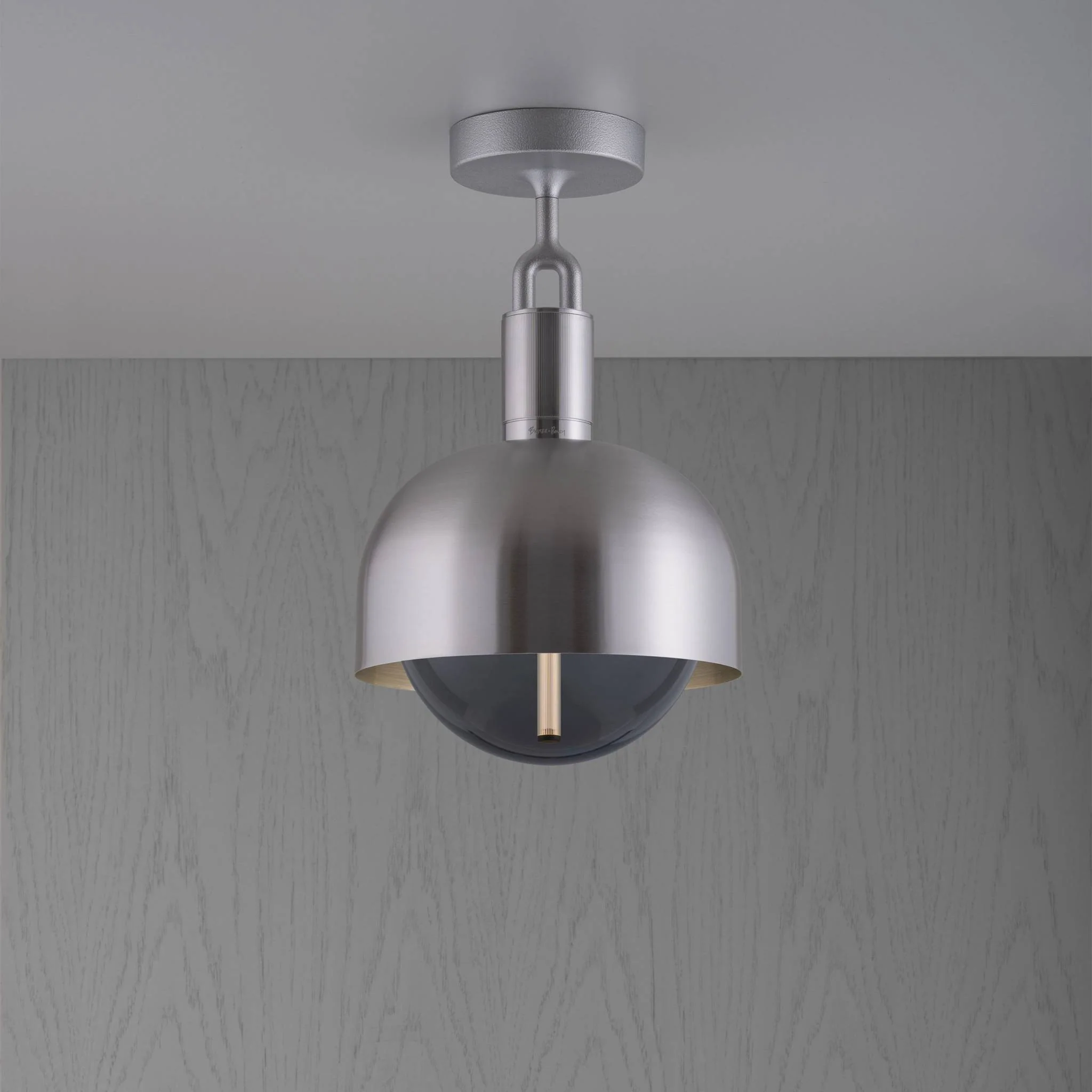 Suspension en verre fumé FORKED CEILING / LINEAR / Shade / Globe / SMOKED / MEDIUM