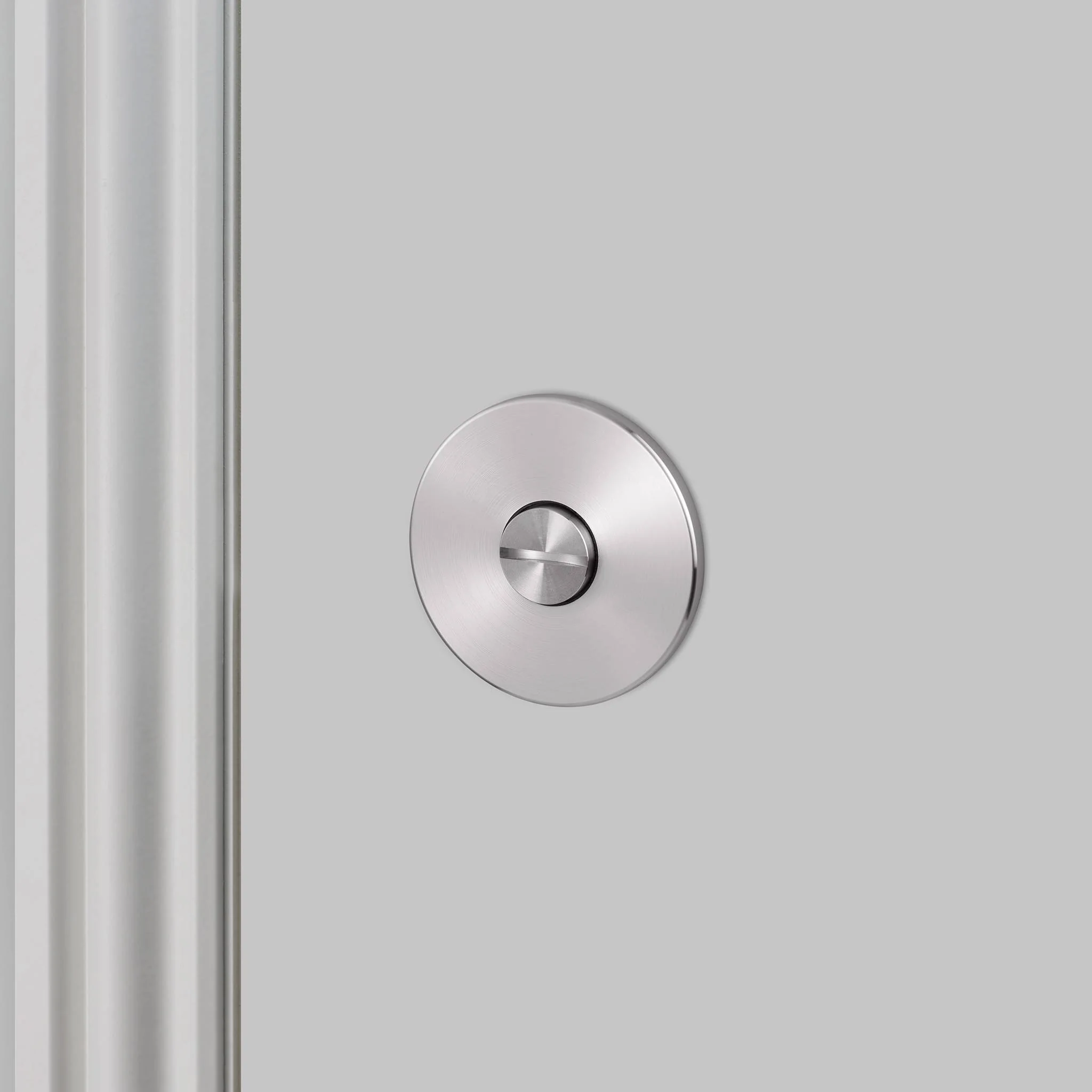 Verrou à bouton tournant en fonte THUMBTURN pour portes de salle de bain et de toilettes