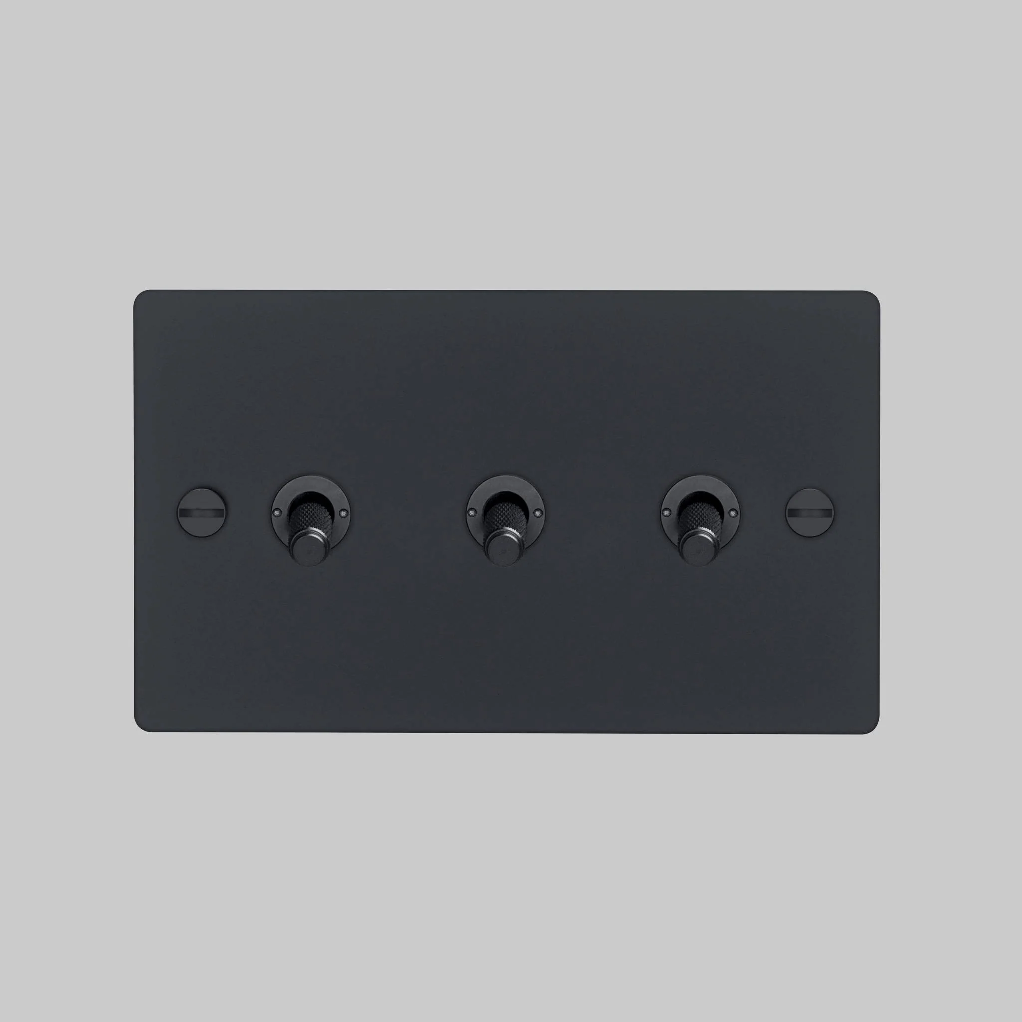 3G TOGGLE 2-Way Cross Triple Toggle Light Switch, Black
