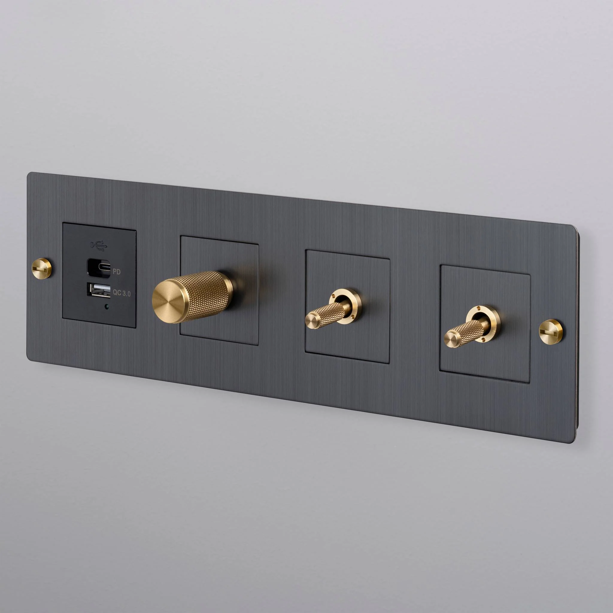 MODULE USB / USB A + C QUICKCHARGE / 45 MM