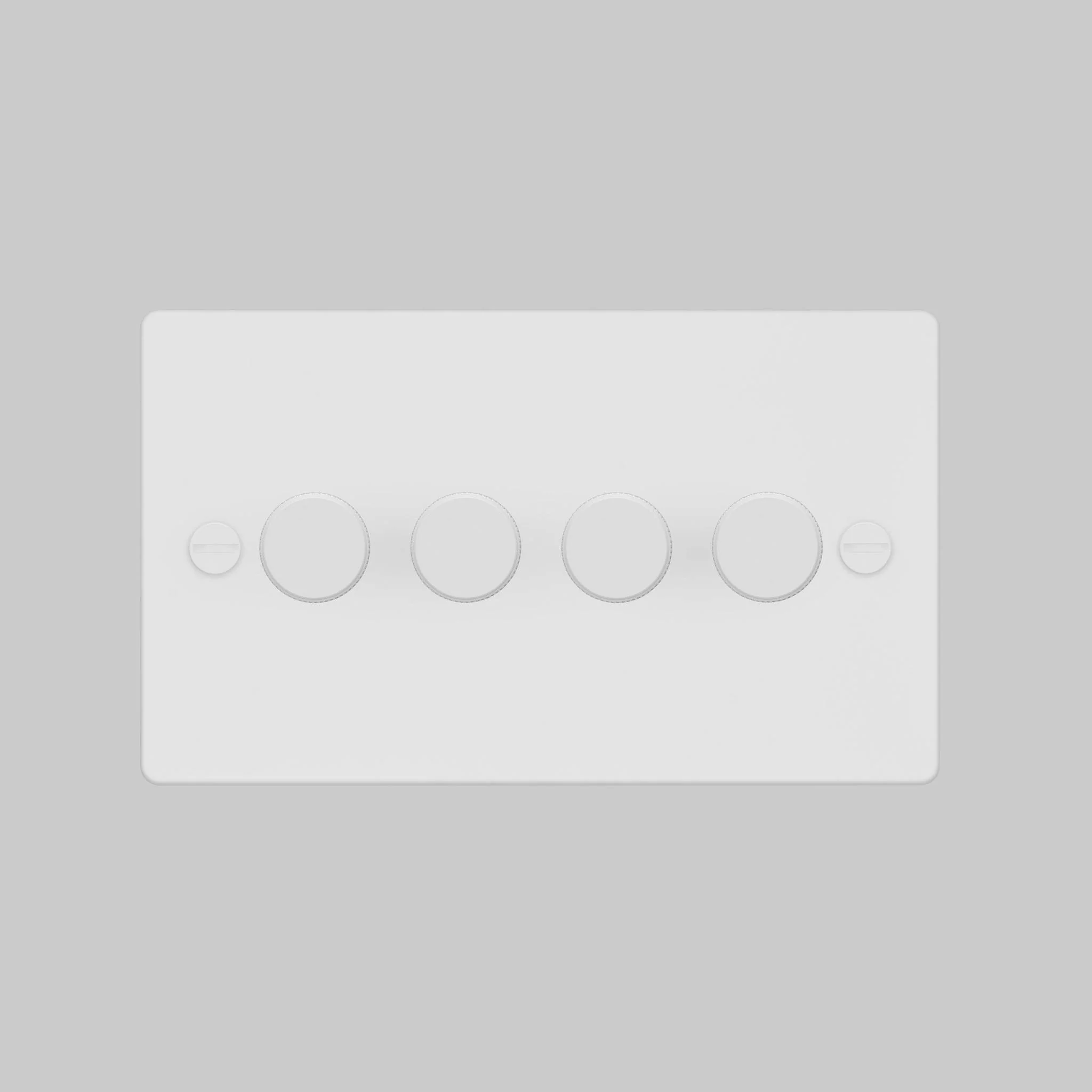 4G DIMMER 120W Cross Rotary Dimmer Switch in White
