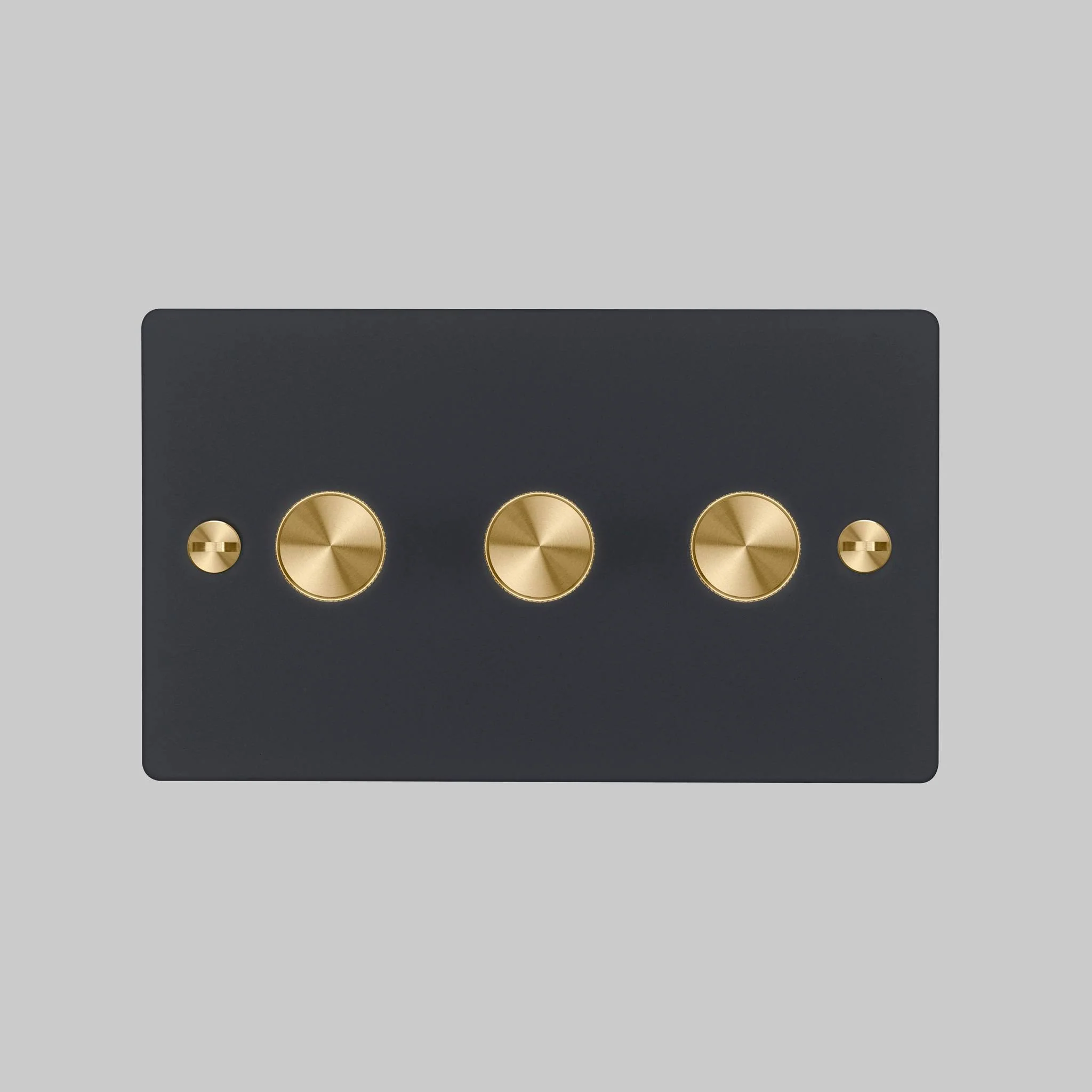 3G DIMMER Switch in 120W Finish with Three Rotary Modules