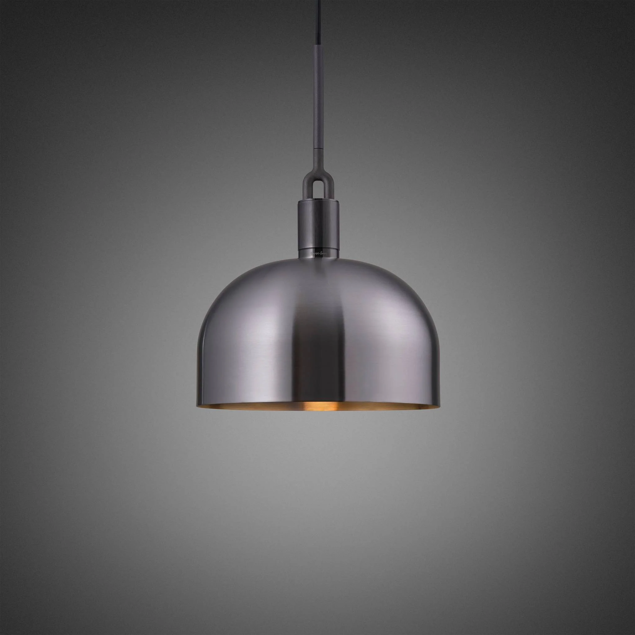 FORKED PENDANT LINEAR Metallpendellampa och skärm, stor