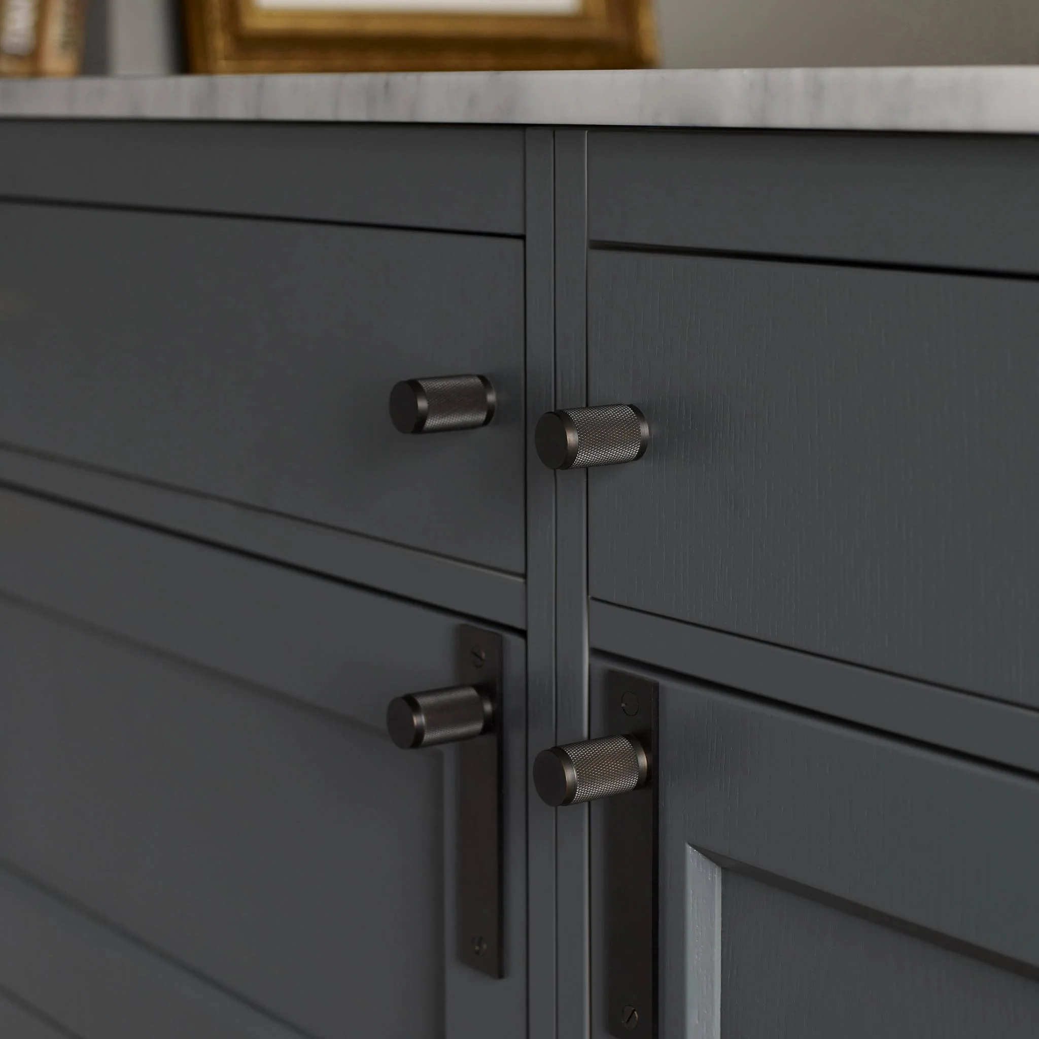 FURNITURE Cross-Knurled Solid Metal Cabinet Knobs