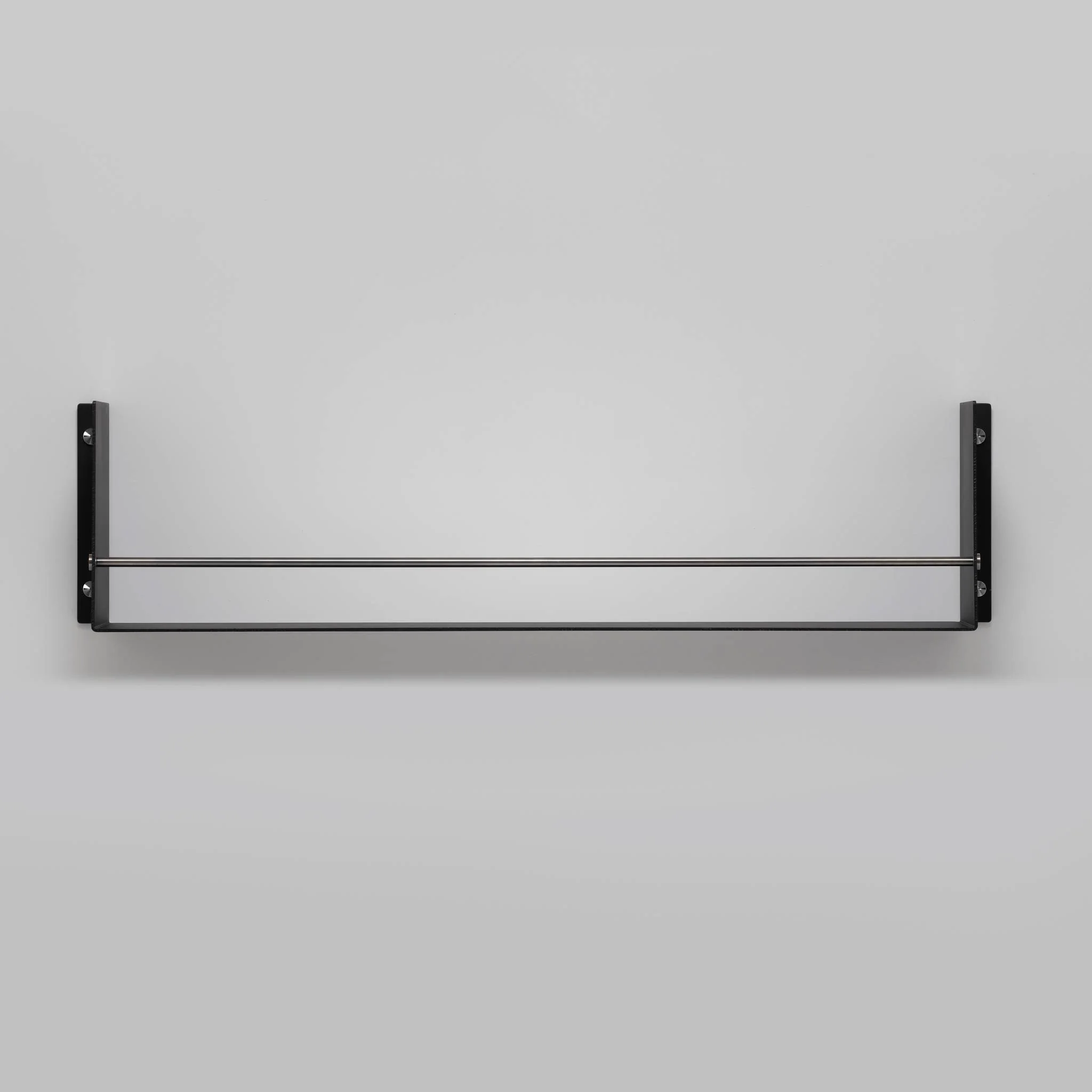 KITCHEN Prateleira com calha GIRDER em preto