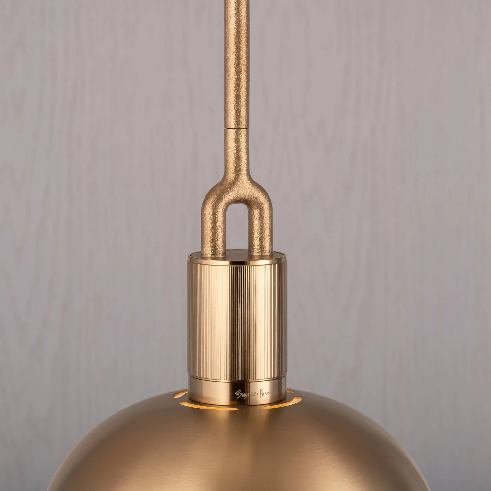 FORKED Large Hand-Spun Metal Light Shade for Forked Pendants