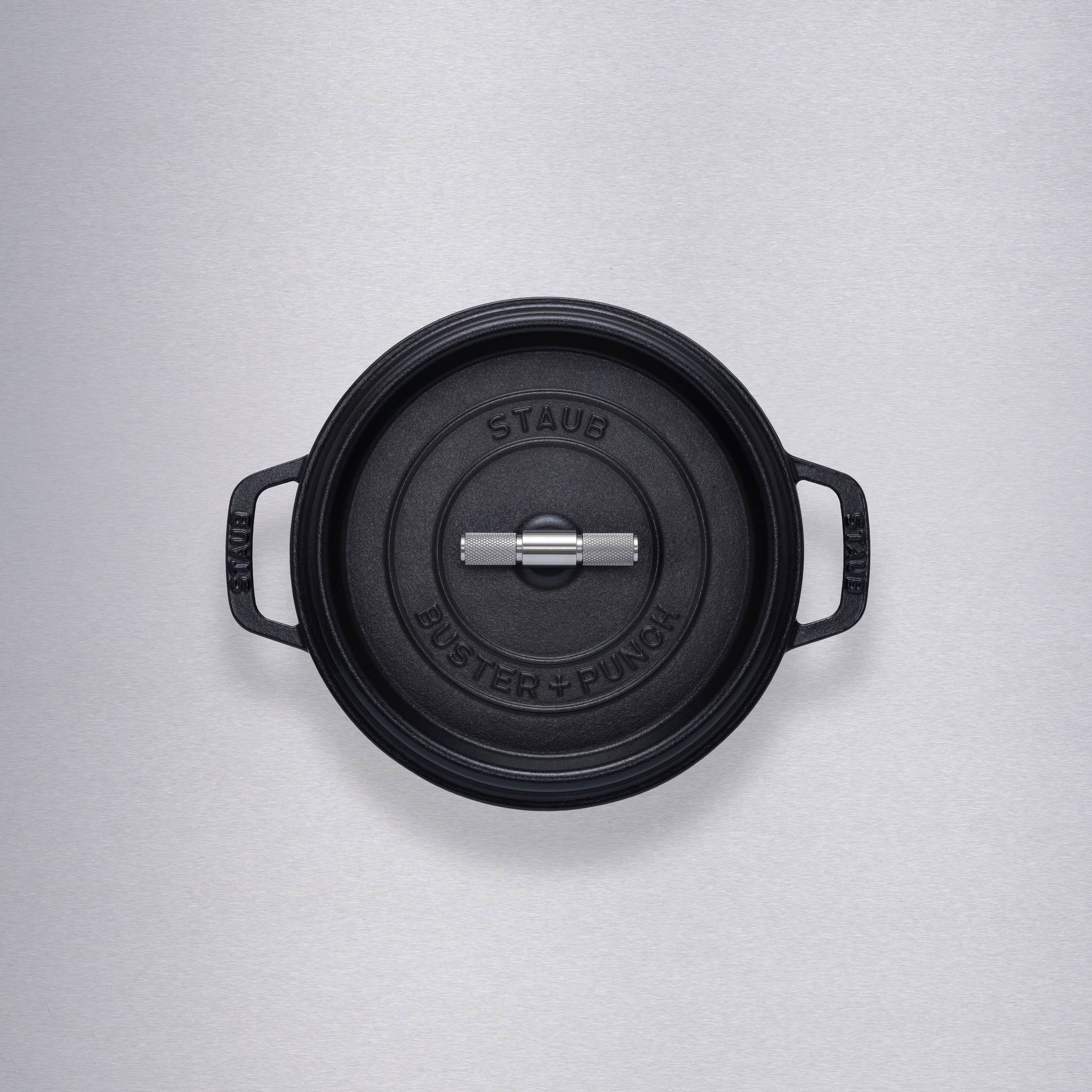 COCOTTE 24cm Cross Staub Black Cast Iron Cocotte