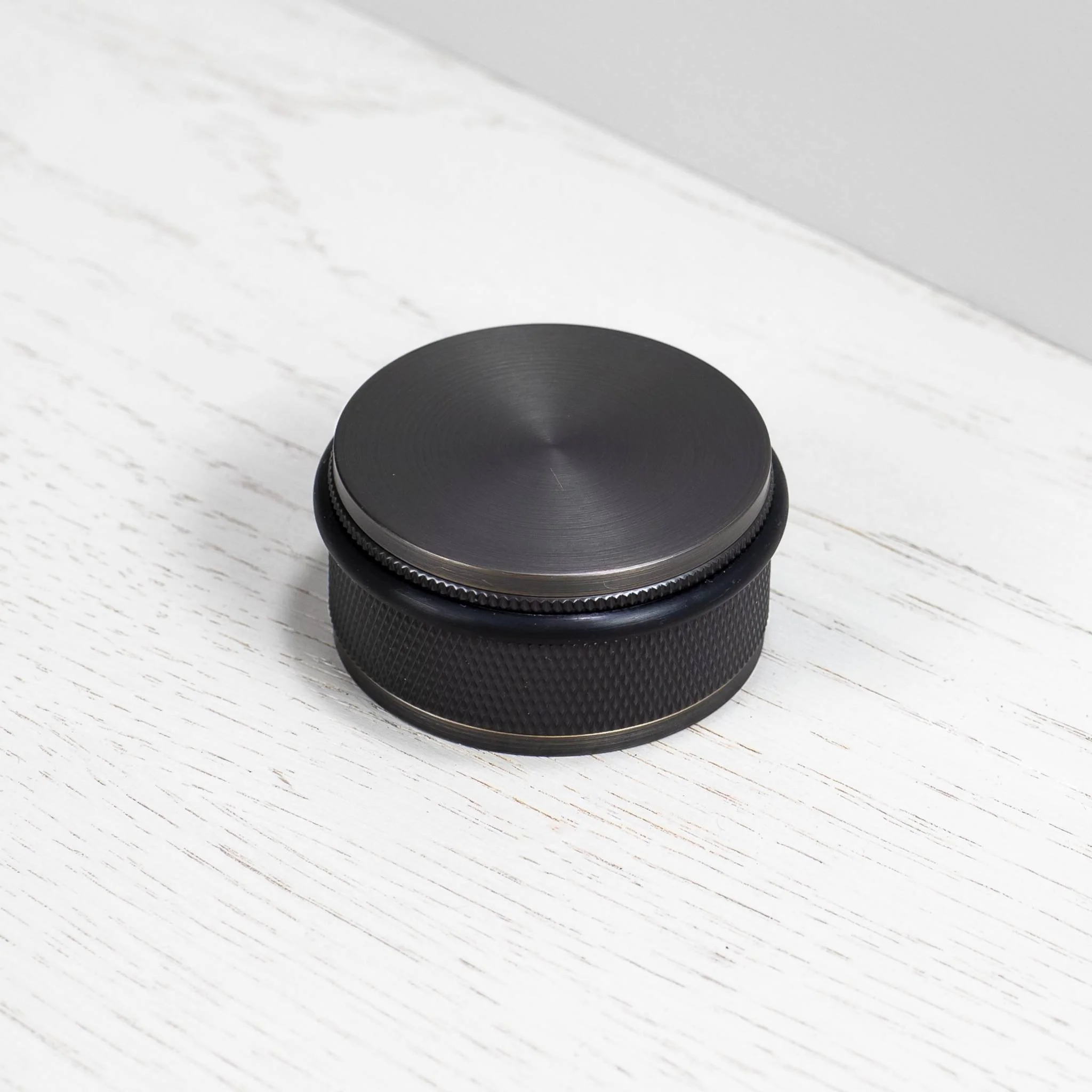 Floor Mounted Door Stop, Heavy Duty Cross Knurl Design