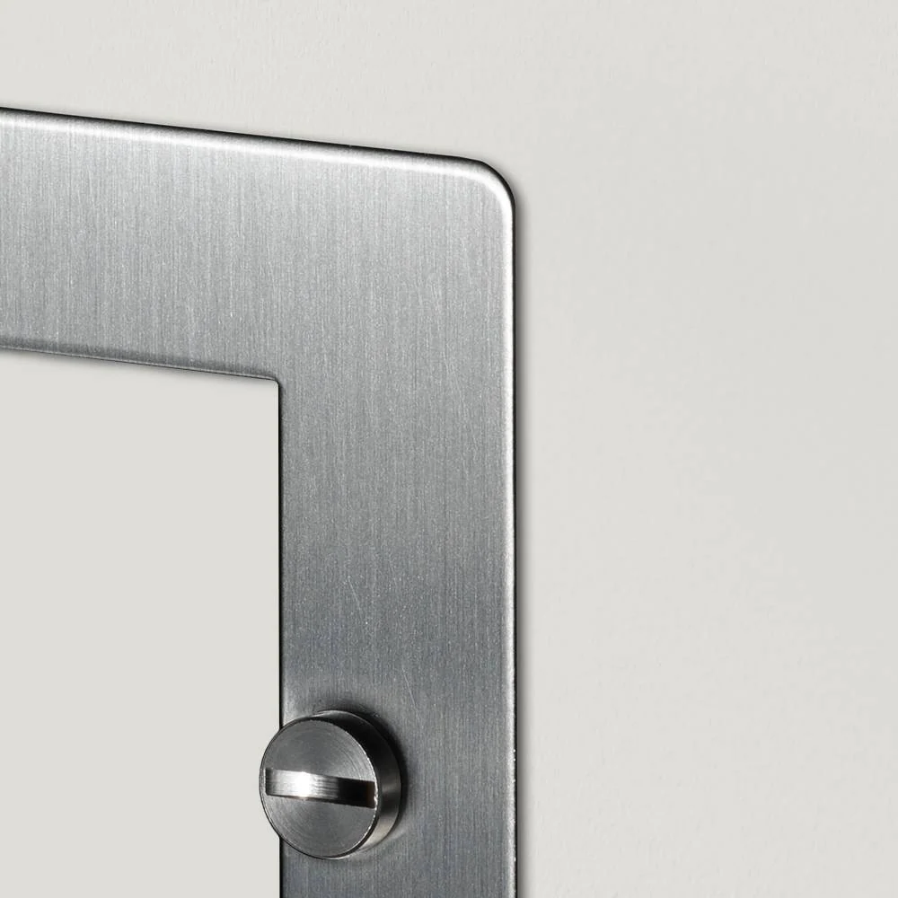 1G 50MM EURO PLATE / 2 MODULE