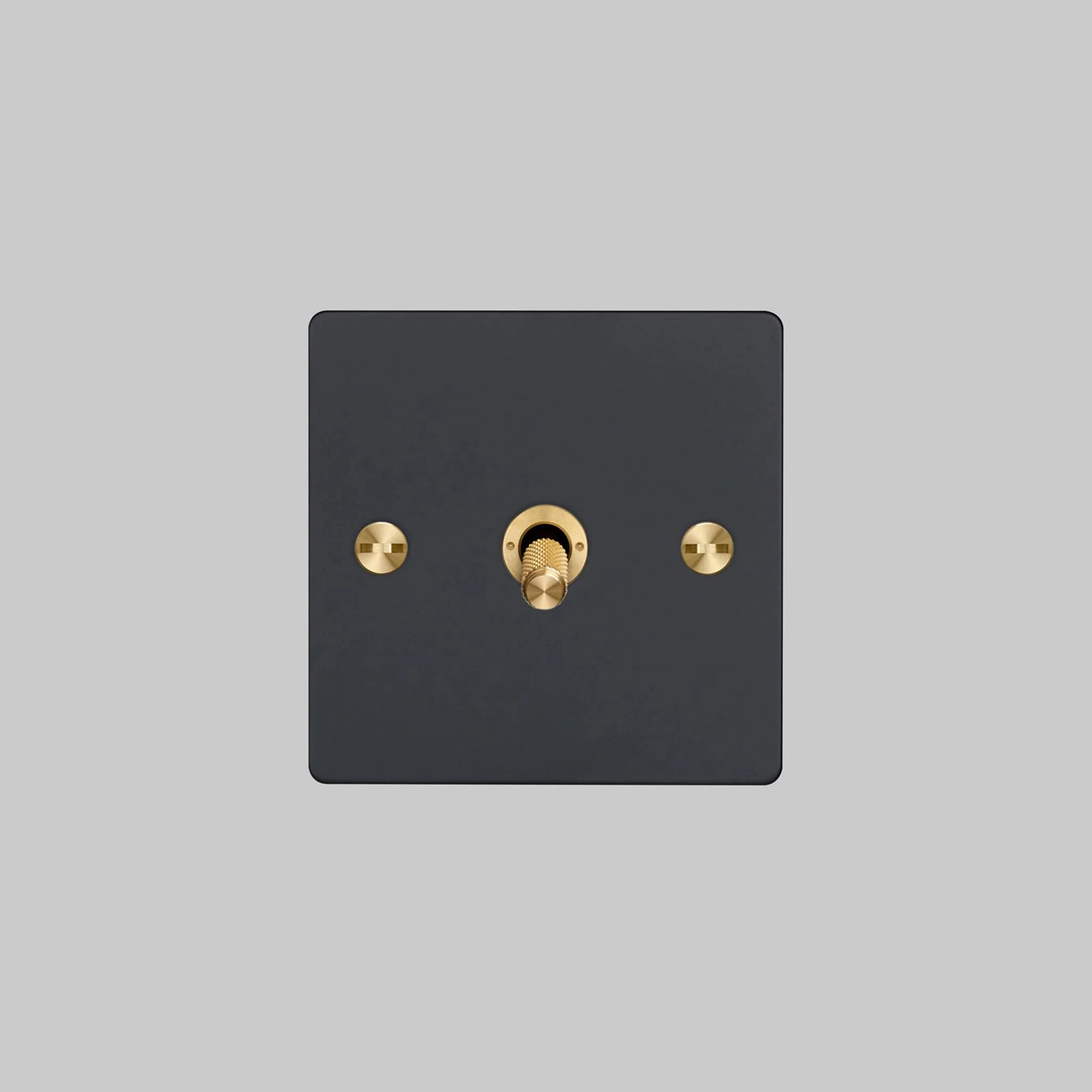 1G TOGGLE INTERMEDIATE 3-Way Cross Toggle Light Switch in Black