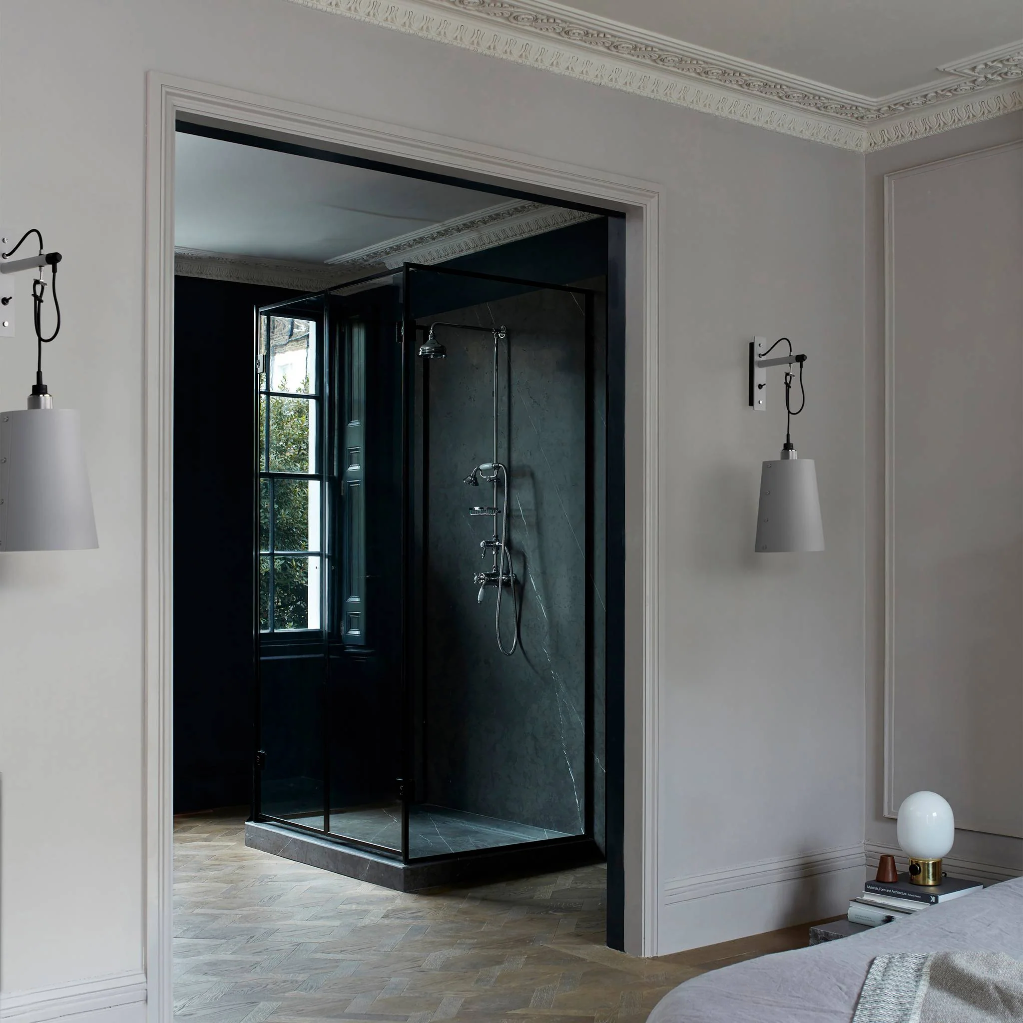HOOKED Wall Cross Large Stone Solid Metal Wall Light