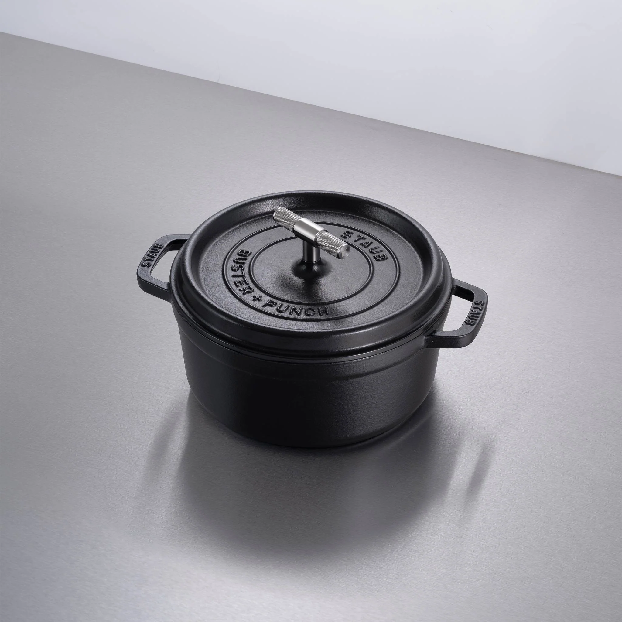 COCOTTE 24cm Cross Staub Black Cast Iron Cocotte