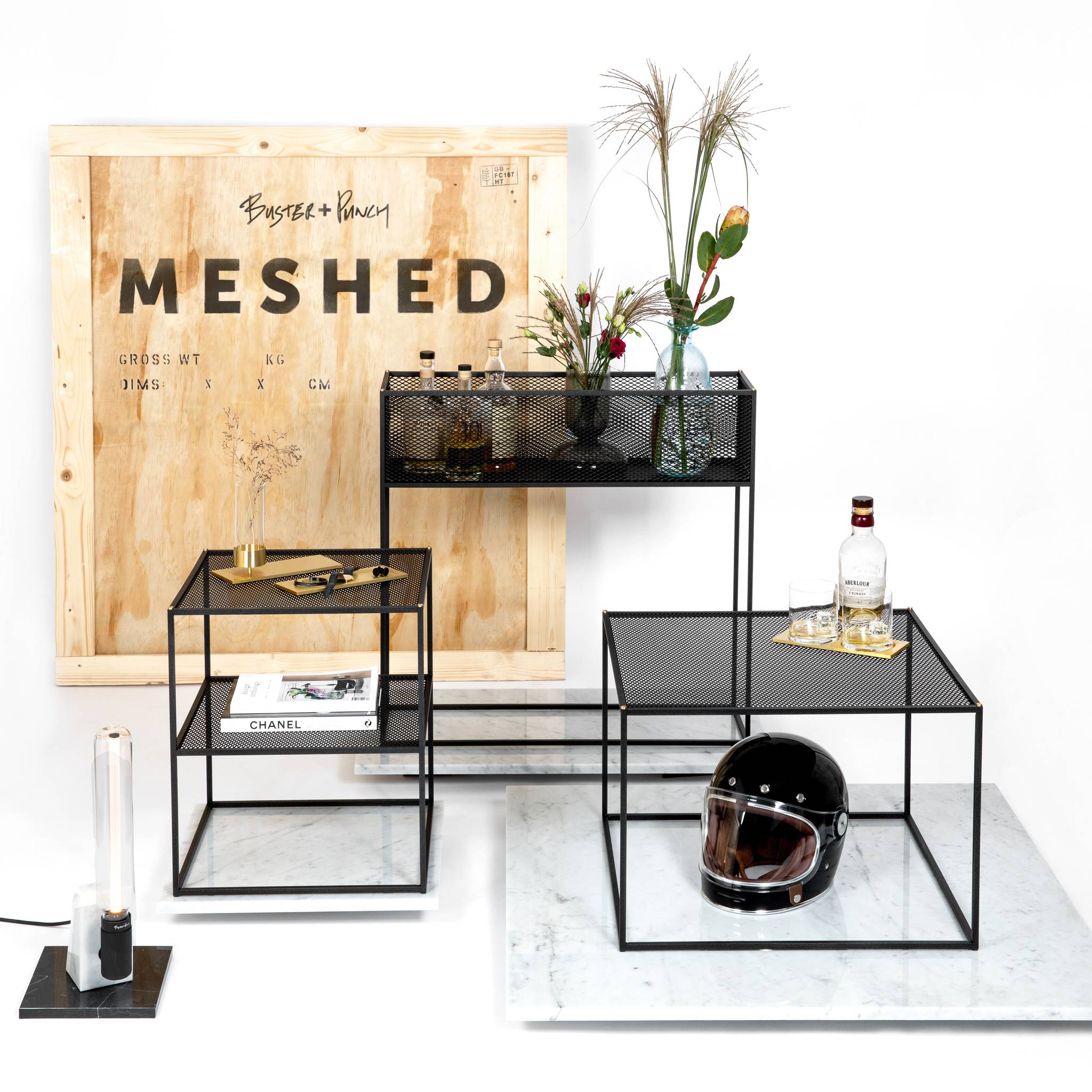 MESHED PLANTER 벽 및 화분용 모듈형 실내 플랜터
