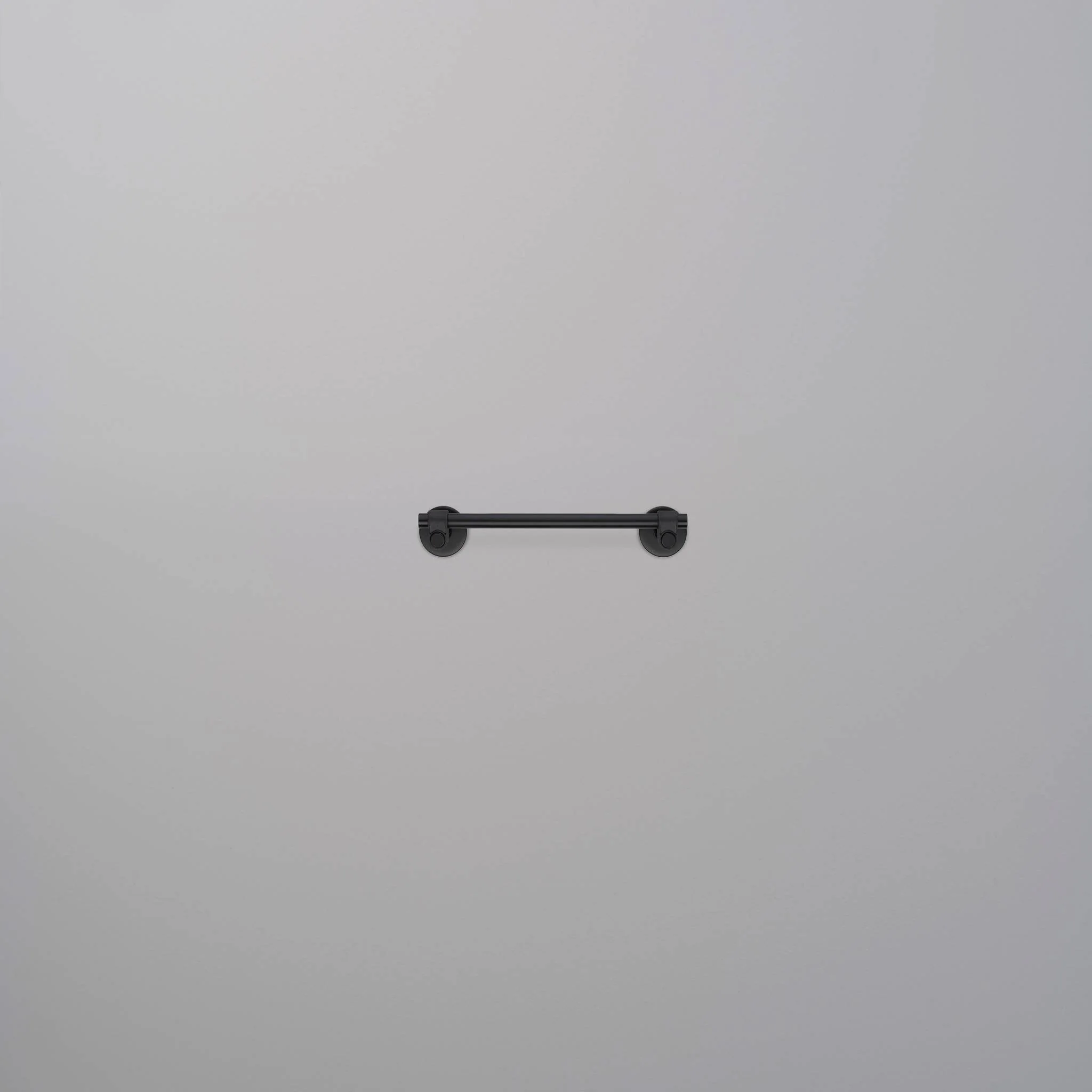 Solid Stainless Steel Towel Rail with Rough-Cast Knuckle and Polished Bar