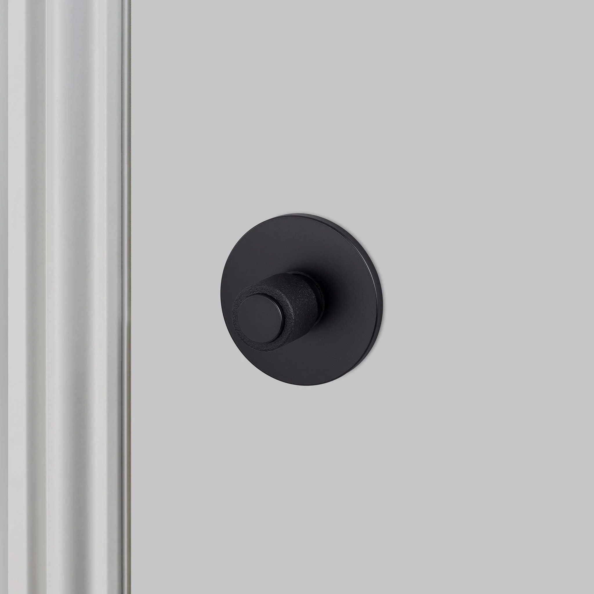 Verrou à bouton tournant en fonte THUMBTURN pour portes de salle de bain et de toilettes