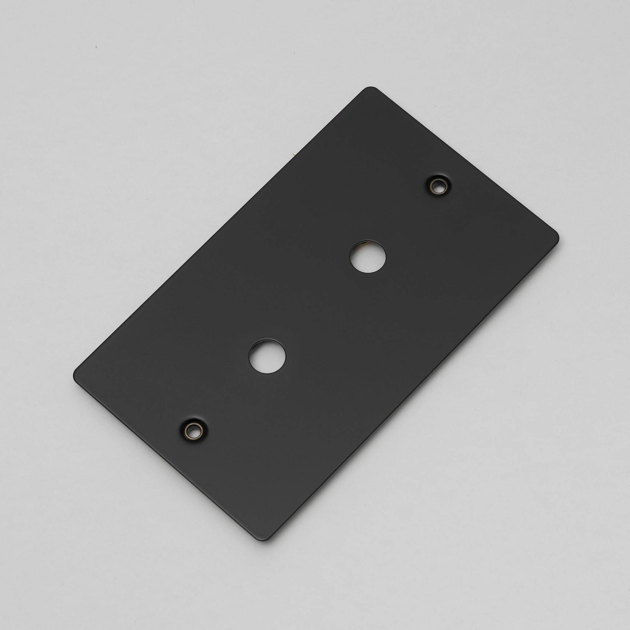 2G Metalen Wandplaat voor 2 DIMMERS of TOGGLES